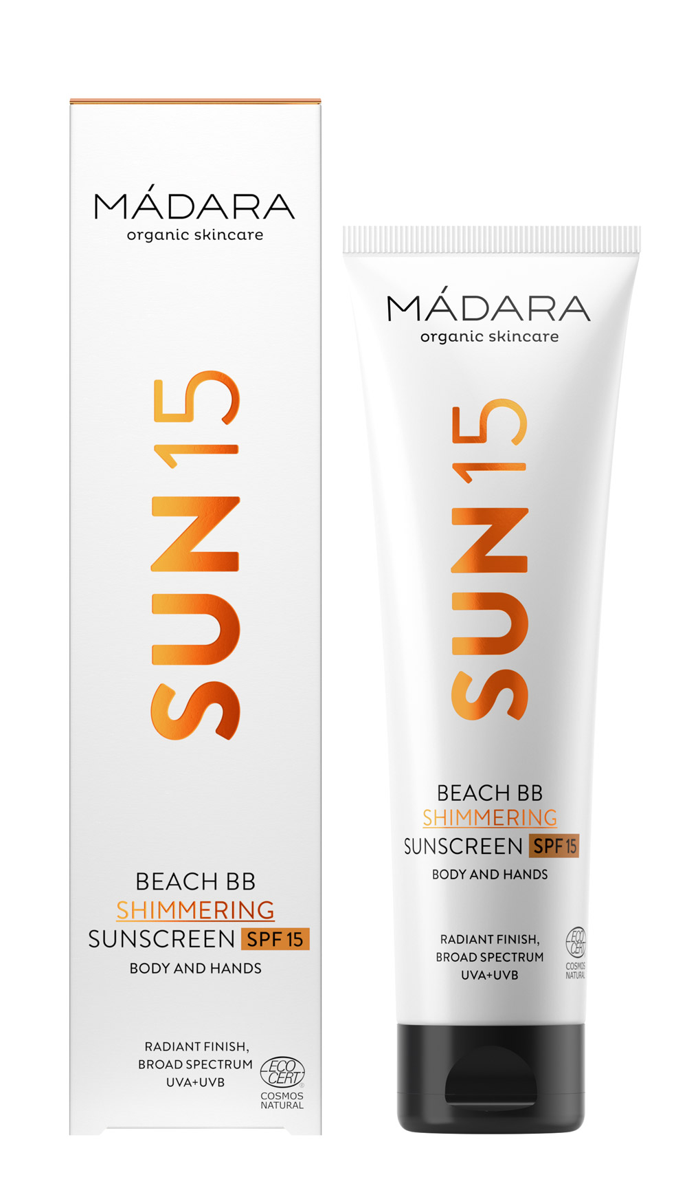 BEACH BB Cremă de soare cu particule strălucitoare SPF 15