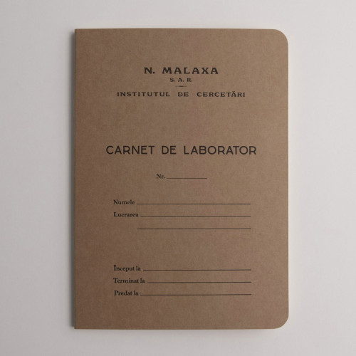 Carnet de laborator MALAXA | Fabrik