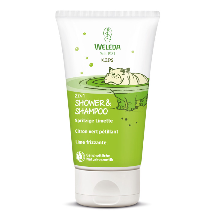 Kids Gel de duș și șampon 2in1 LIME